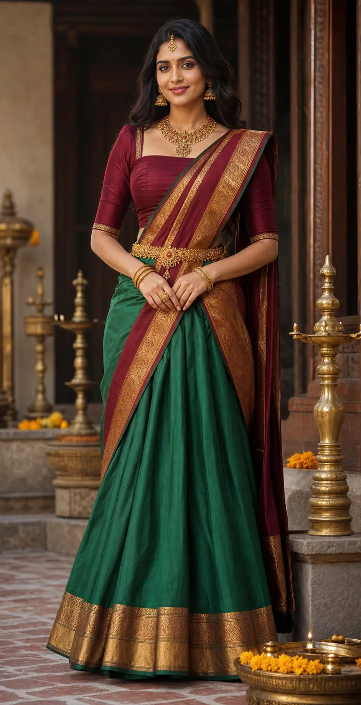 Amarakrti editorial — Half Saree Stories