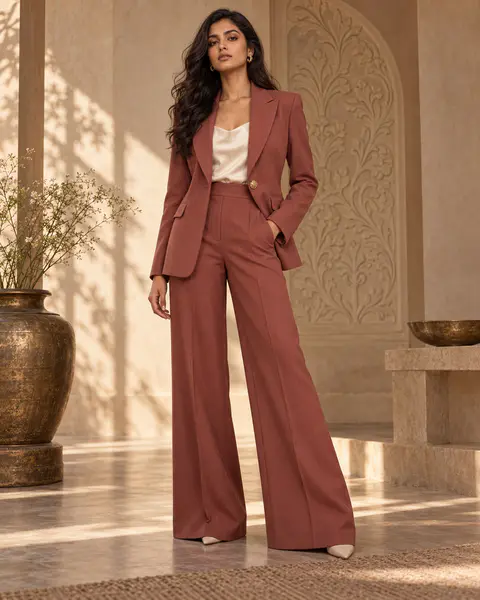 Rosewood Tailored Trouser Set front styling preview