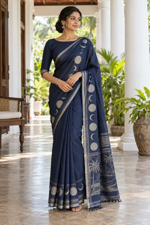 Midnight Moon Island Drape front styling preview