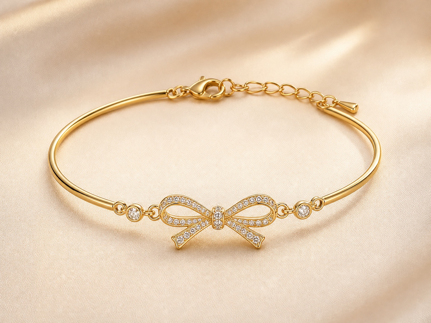 Bow Knot Gold Bracelet
